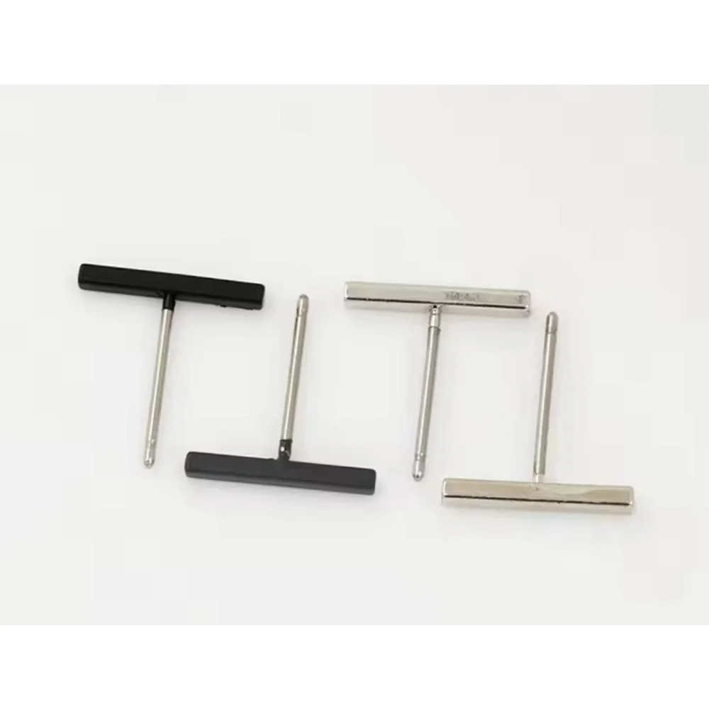 NEW Unisex Black Bar Staple‎ Stud Earrings, 1.2cm